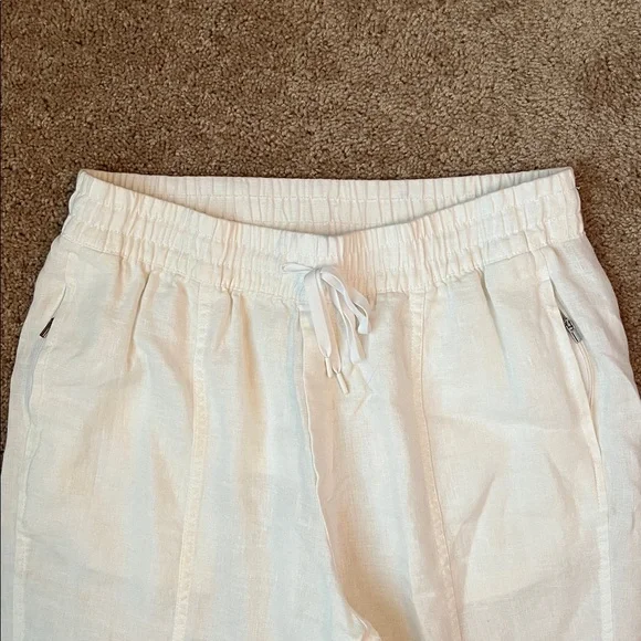 Athleta Linen High Rise Ankle Pants - Picture 2 of 9